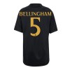 Maglia ufficiale Real Madrid Bellingham 5 Alternativa 2023-24 per Bambino